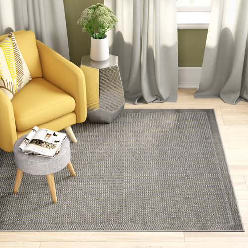 Sommerallee Innen- und Außenteppich in Grau & Bewertungen | Wayfair.de